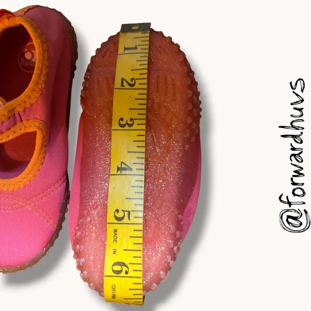 Old Navy Pink Orange Water Shoes Toddler Girls Size 8